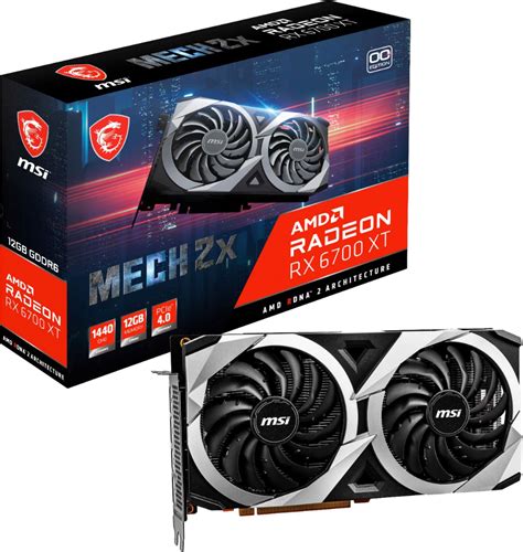 MSI Radeon RX 6700 XT 12G.